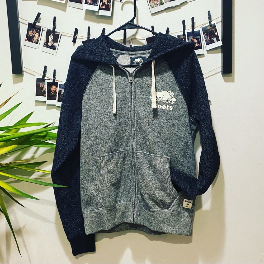 Like New Roots Gray Hoodie